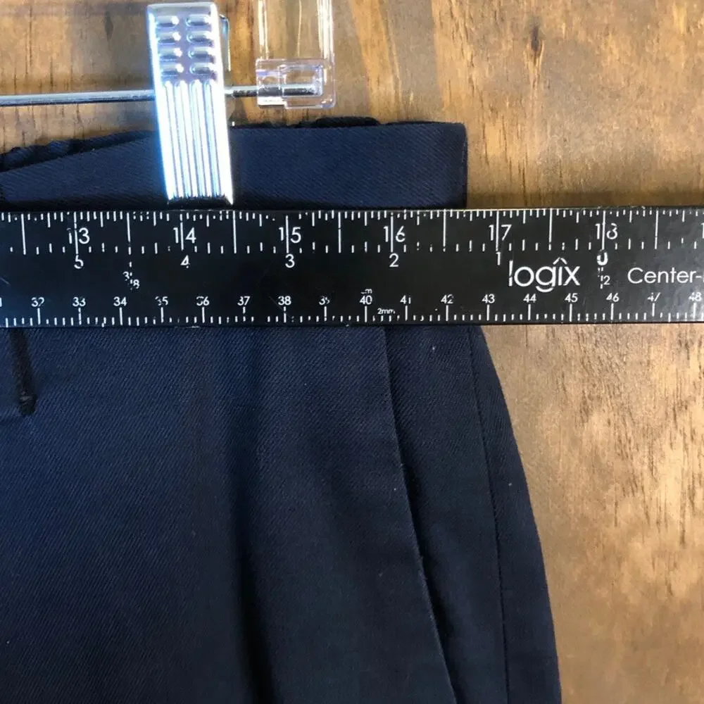 Banana Republic Mens Pants Navy Blue Slim Fit Stretch 33 Short